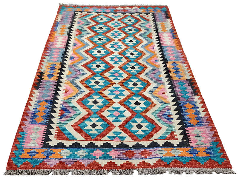 Stunning Afghan Choubi kilim 182 x 126 CM