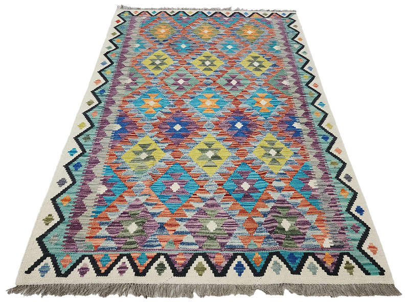 Incredible Afghan Choubi Kilim 193 x 139 CM