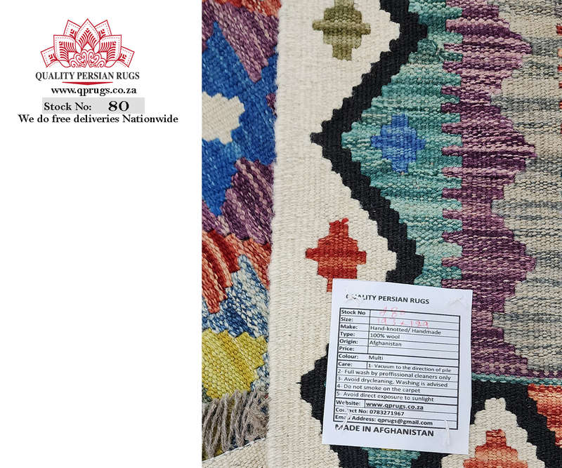 Incredible Afghan Choubi Kilim 193 x 139 CM