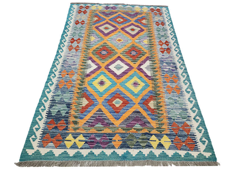 Stunning Afghan Choubi kilim 189 x 124 CM