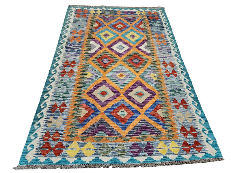 Stunning Afghan Choubi kilim 189 x 124 CM