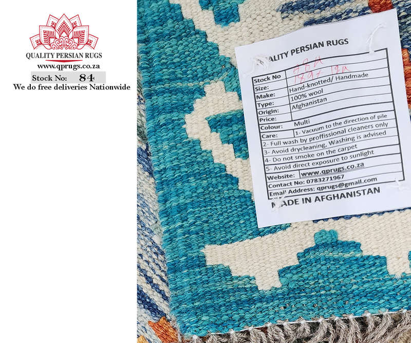 Stunning Afghan Choubi kilim 189 x 124 CM