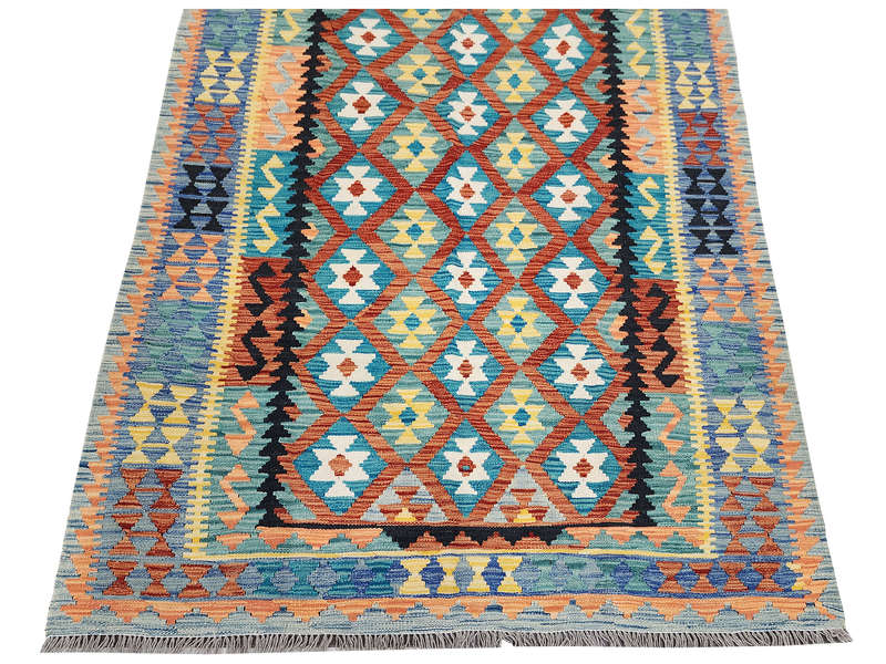 Incredible Afghan Choubi Kilim 204 x 158 CM