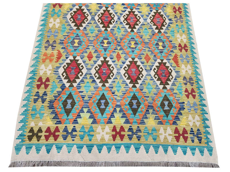 Incredible Afghan Choubi Kilim 199 x 153 CM