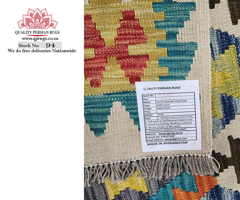 Incredible Afghan Choubi Kilim 199 x 153 CM