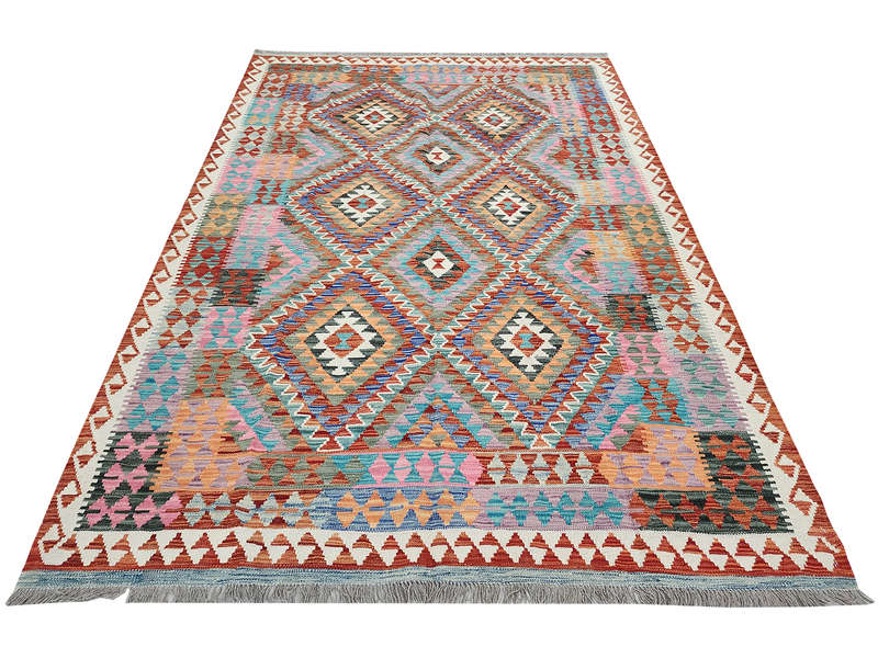 Incredible Afghan Choubi Kilim 206 x 180 CM