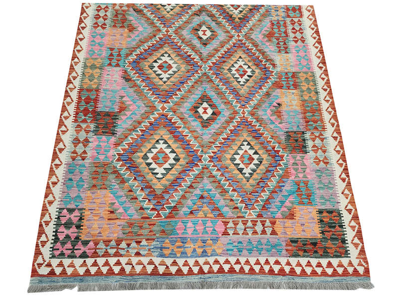 Incredible Afghan Choubi Kilim 206 x 180 CM