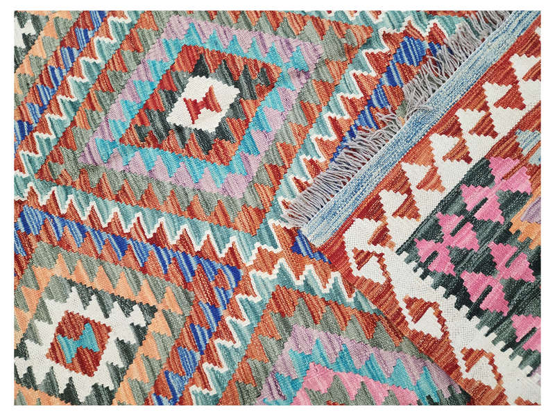 Incredible Afghan Choubi Kilim 206 x 180 CM