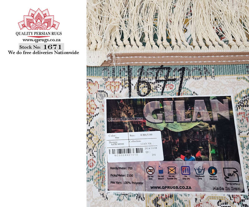Incredible 5 Meter Persian Gilan Runner 500 x 80 CM