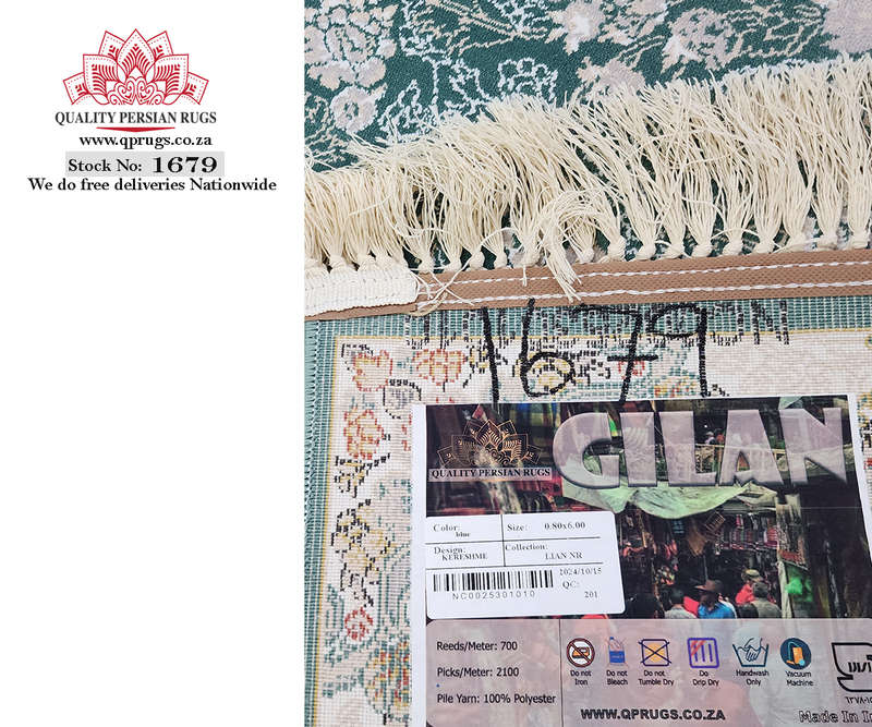 Fine Quality 6 Meter Persian Gilan Runner 600 x 80 CM