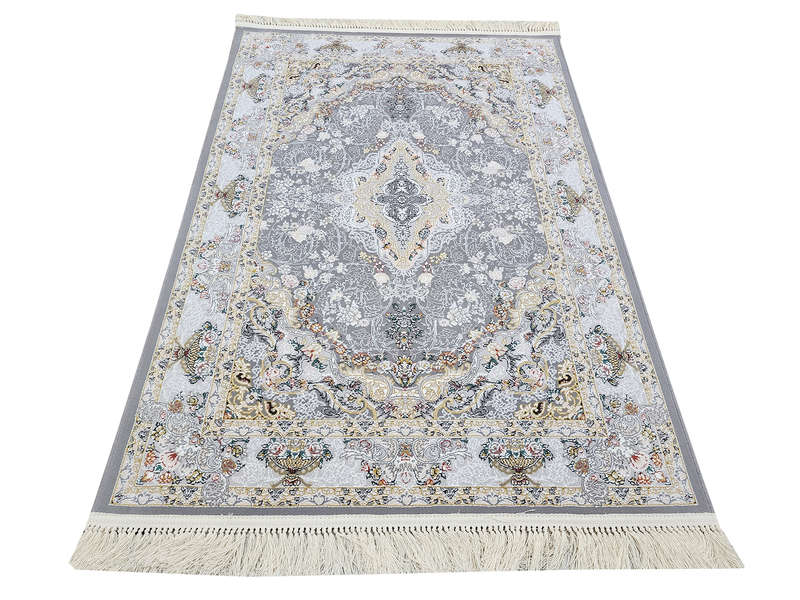 Beautiful Persian Gilan Grey Carpet 150 x 100 CM