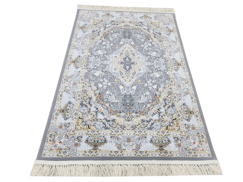 Beautiful Persian Gilan Grey Carpet 150 x 100 CM