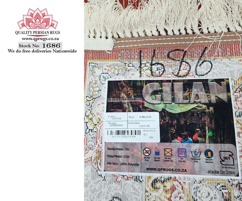 Original Persian Gilan Runner 400 x 80 CM