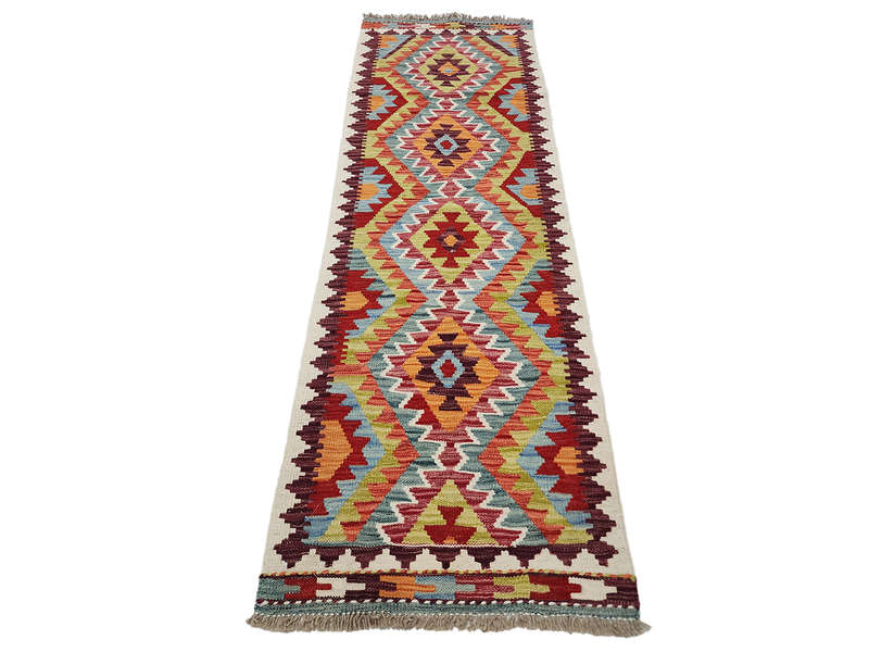 Stunning Afghan Choubi Kilim Runner 191 x 65 CM