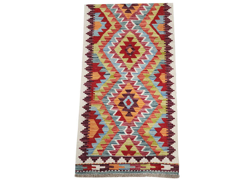 Stunning Afghan Choubi Kilim Runner 191 x 65 CM