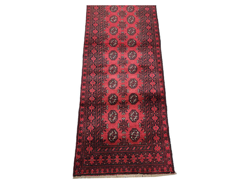Beautiful 5 Meter Red Afghan Handmade Runner 476 x 77 CM