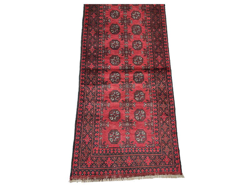 5 Meter Red Afghan Handmade Runner 481 x 76 CM