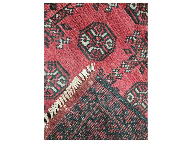 5 Meter Red Afghan Handmade Runner 481 x 76 CM