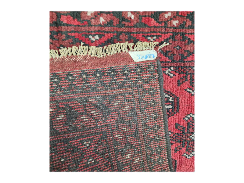 Beautiful Red Afghan Carpet 280 x 80 cm