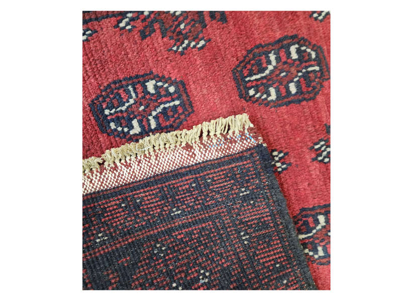 Gorgeous Red Afghan Carpet 287 x 83  cm