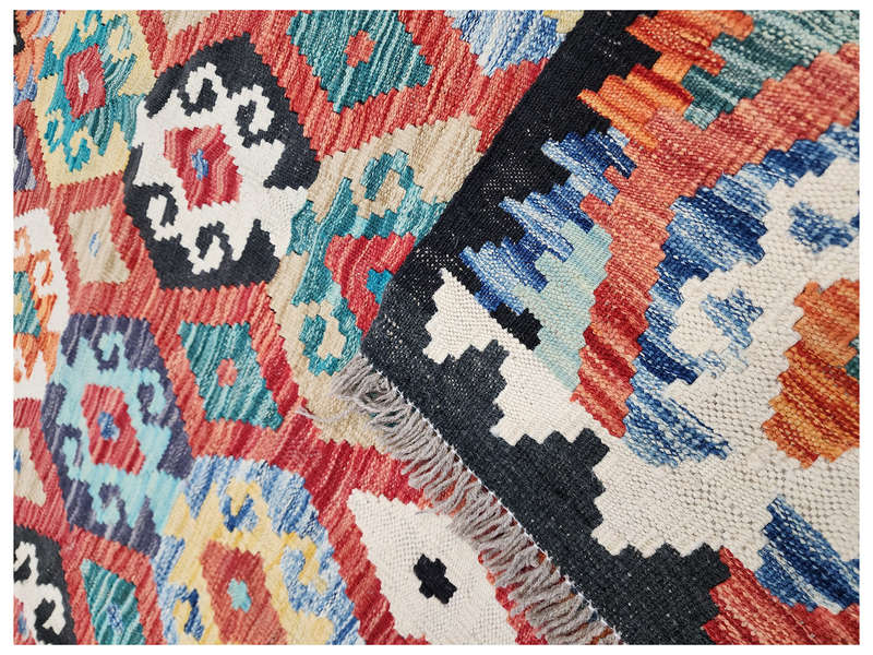 Beautiful Afghan Choubi kilim 184 x 134 CM