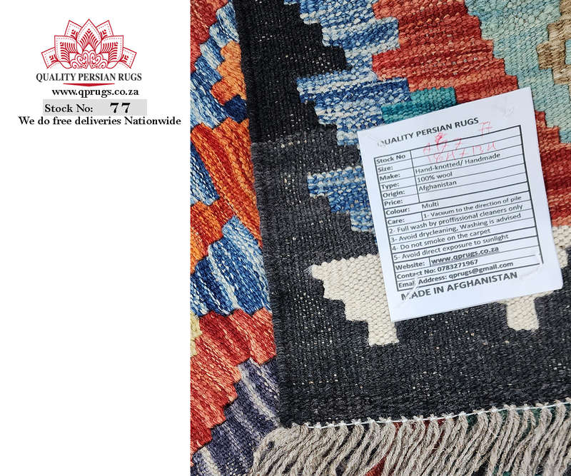Beautiful Afghan Choubi kilim 184 x 134 CM
