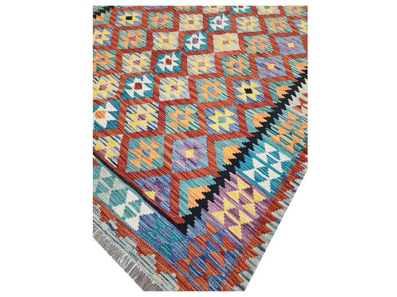Incredible Afghan Choubi Kilim 206 x 155 CM