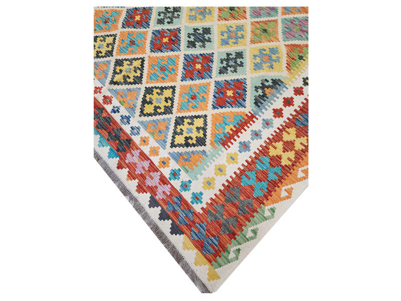 Gorgeous Afghan Handwoven Choubi Kilim 292 X 209 CM