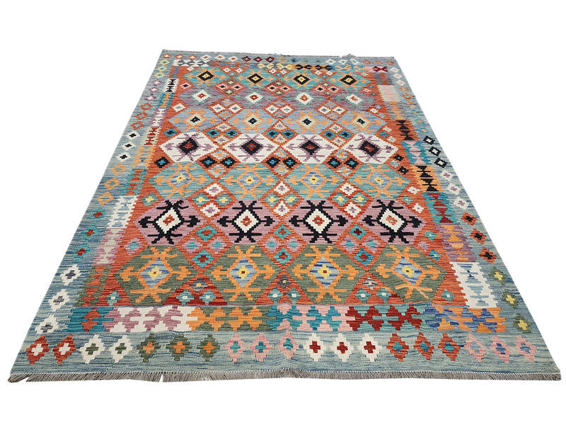 Gorgeous Afghan Handmade Choubi Kilim 295 X 208 CM