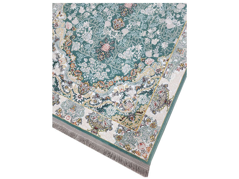 Beautiful Green Persian Machine Made Runner 400 x 80 CM