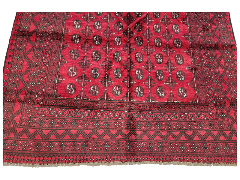 Gorgeous Red Afghan Handmade Carpet 293 x 197 CM
