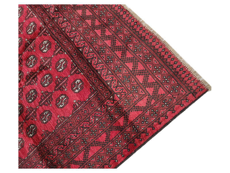 Gorgeous Red Afghan Handmade Carpet 293 x 197 CM
