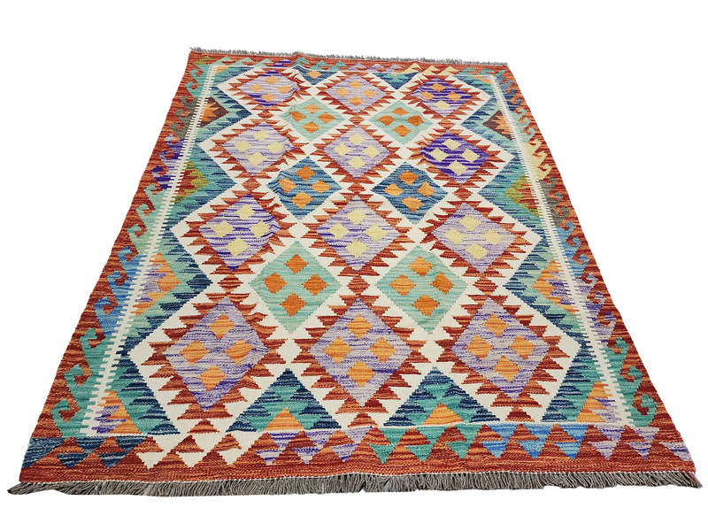 Incredible Afghan Choubi Kilim 200 x 157 CM