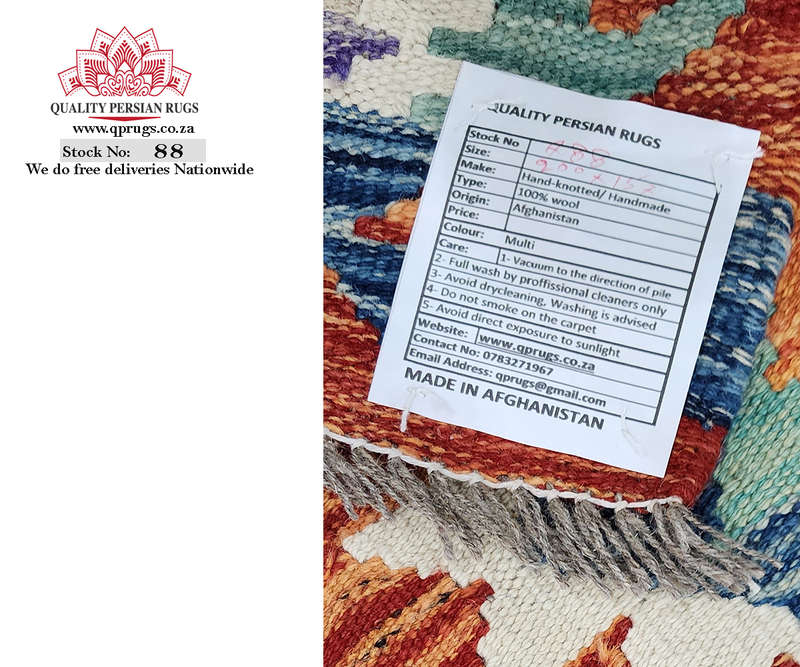 Incredible Afghan Choubi Kilim 200 x 157 CM