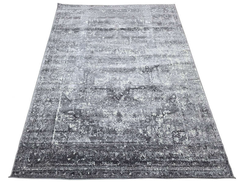 Dark Grey Vintage Style Carpet 230 x 160 CM