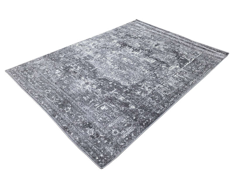 Dark Grey Vintage Style Carpet 230 x 160 CM