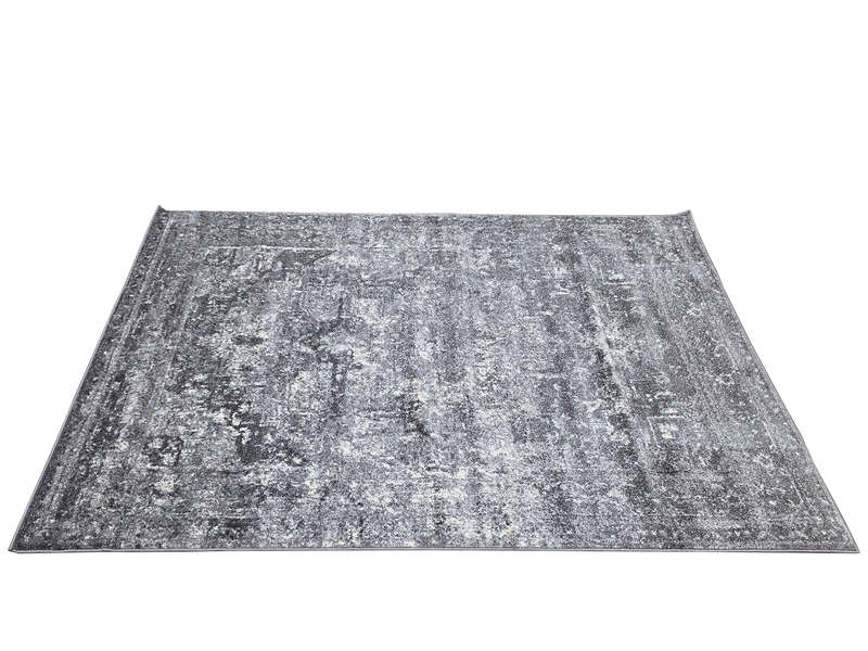 Dark Grey Vintage Style Carpet 230 x 160 CM