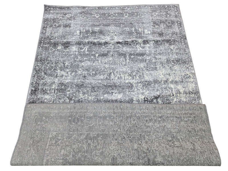 Dark Grey Vintage Style Carpet 230 x 160 CM