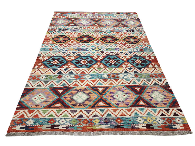 Stunning Afghan Handwoven Choubi Kilim 250 x 175 CM
