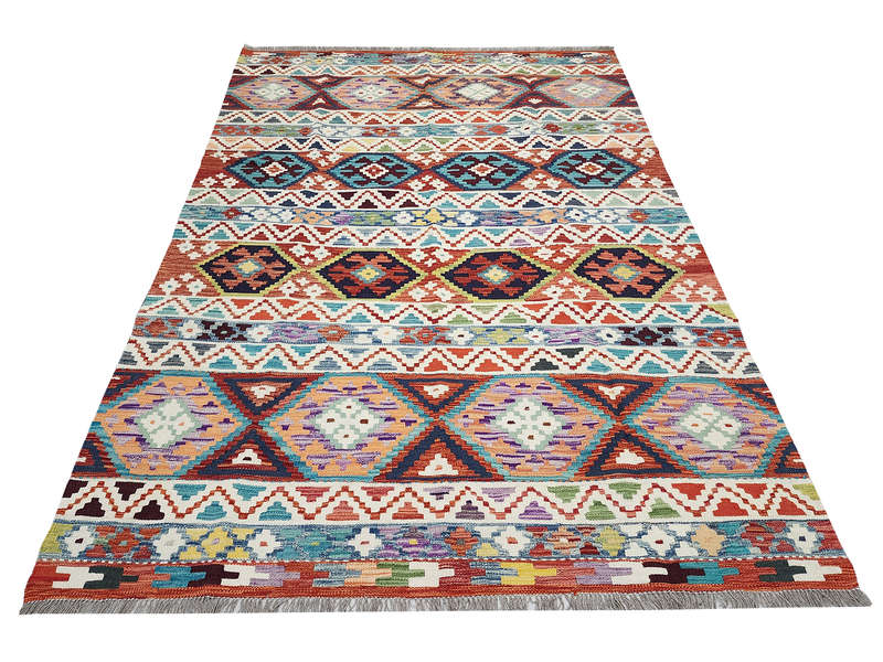 Stunning Afghan Handwoven Choubi Kilim 250 x 175 CM