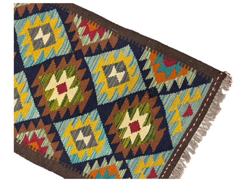 Beautiful Afghan Maimana Kilim Runner 199 x 66 CM