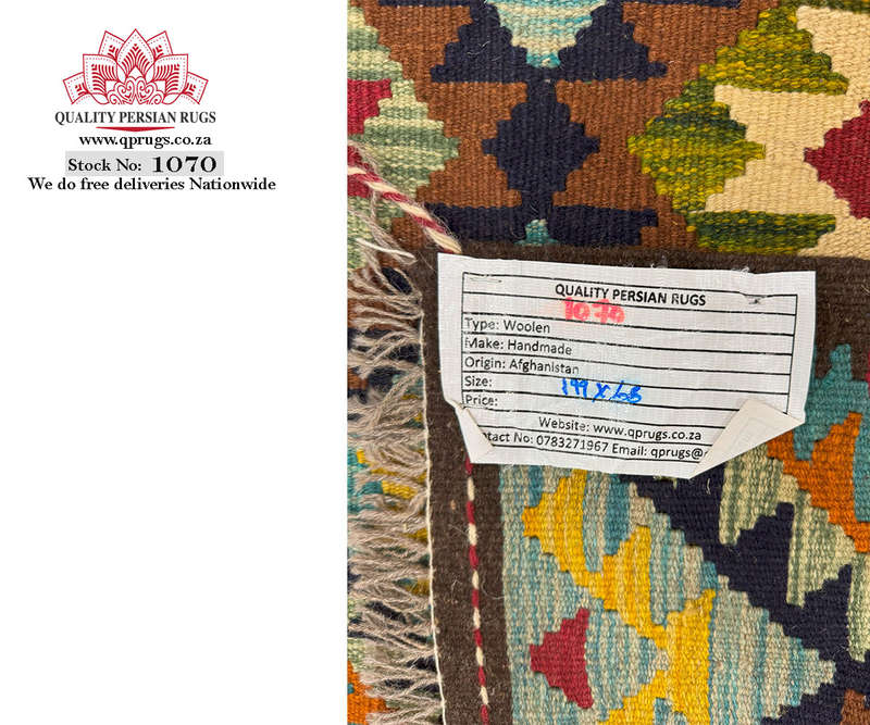 Beautiful Afghan Maimana Kilim Runner 199 x 66 CM