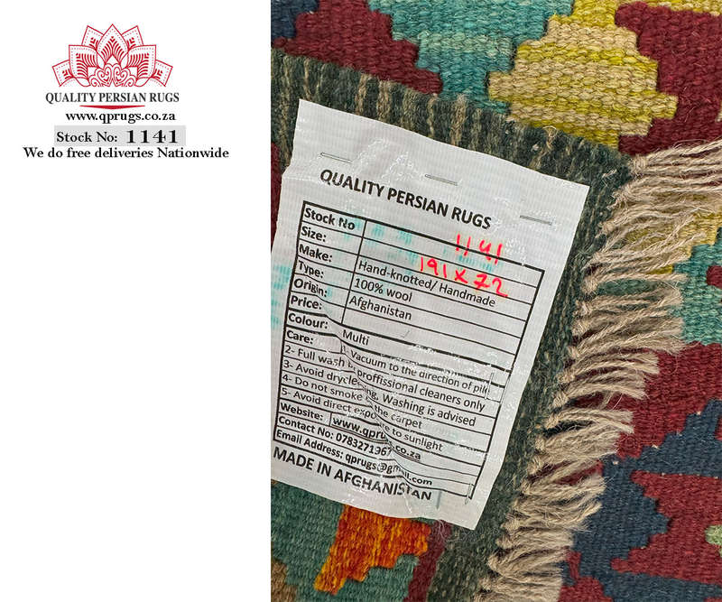 Fine Afghan Maimana Kilim Runner 191 x 72 CM
