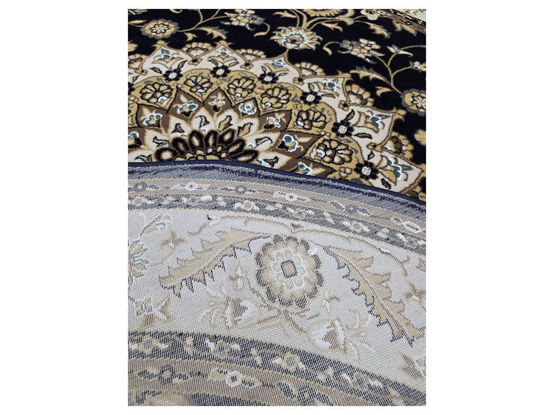 Fine Quality Navy Persian Style Round Carpet 200 x 200 CM