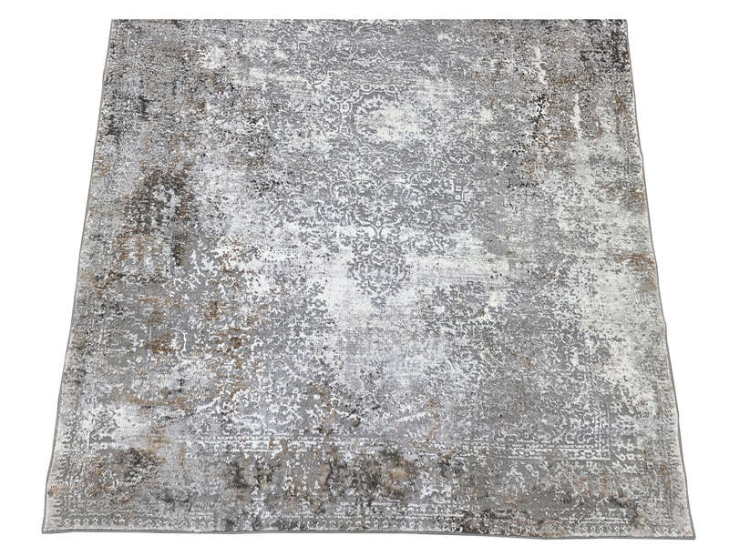 Fine Quality Grey Vintage Design Carpet 230 x 160 CM