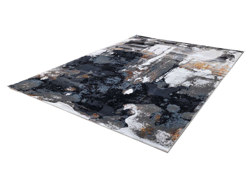 Black and gold modern design Carpet 230 x 160 CM