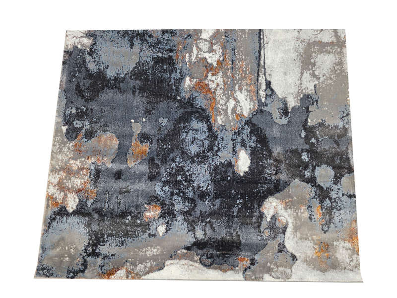 Black and gold modern design Carpet 230 x 160 CM