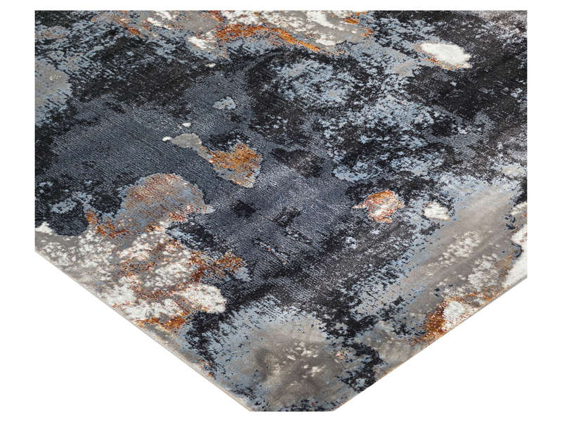 Black and gold modern design Carpet 230 x 160 CM