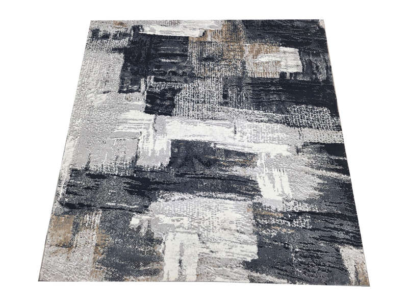 Fine Grey Navy Carpet 230 x 160 CM