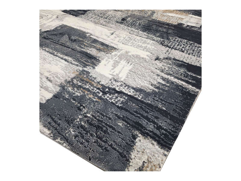 Fine Grey Navy Carpet 230 x 160 CM